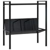 vidaXL 2段 ブックシェルフ ブラック 52x28x59cm エンジニアリングウッド