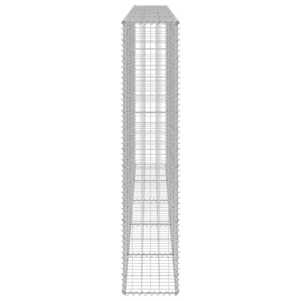 vidaXL ガビオンウォール カバー付き 亜鉛メッキ鋼製 300x30x150cm