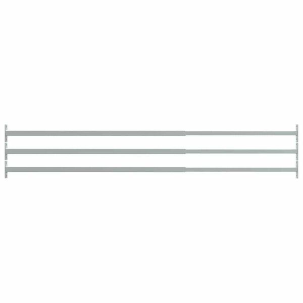 vidaXL 窓用防犯バー 調整可能 3点 710-1200mm