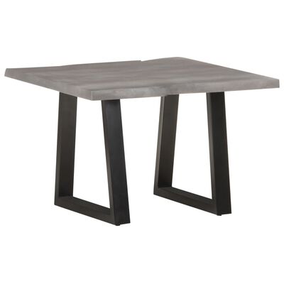 vidaXL コーヒーテーブル 天然木の形状 (ライブエッジ) 60x60x40cm アカシア無垢材