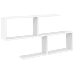 vidaXL 壁棚 ホワイト 100 x 12 x 50.5 cm エンジニアードウッド