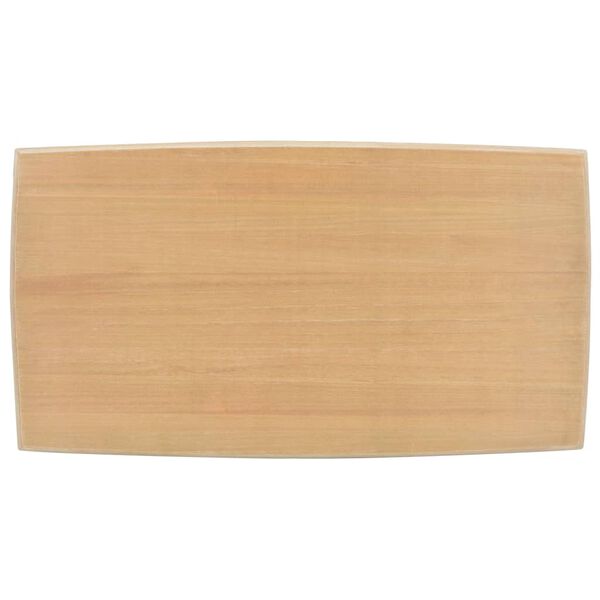 vidaXL コーヒーテーブル 110x60x40cm パイン無垢材 グレー＆ブラウン