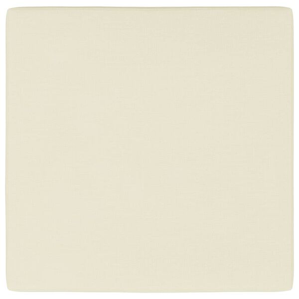 vidaXL フロアパレットソファクッション 60x61.5x6cm クリーム 布製