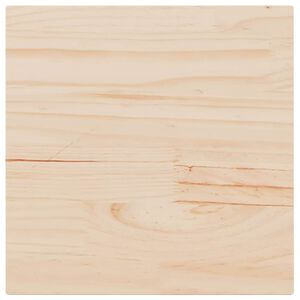 vidaXL テーブルトップ 50x50x1.7 cm スクエア 無垢材 パイン材