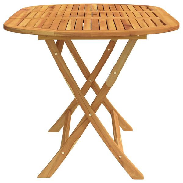 vidaXL 折りたたみ式ガーデンテーブル 160x85x75cm ユーカリ無垢材