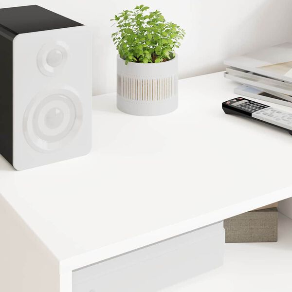 vidaXL テレビキャビネット 引き出し付き ホワイト 100 x 48 x 43 cm エンジニアリングウッド