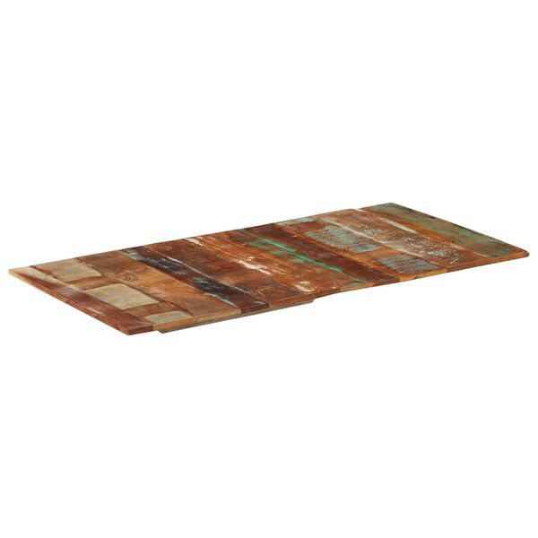 vidaXL テーブルトップ 長方形 60x120cm 15-16mm 無垢の再生木材