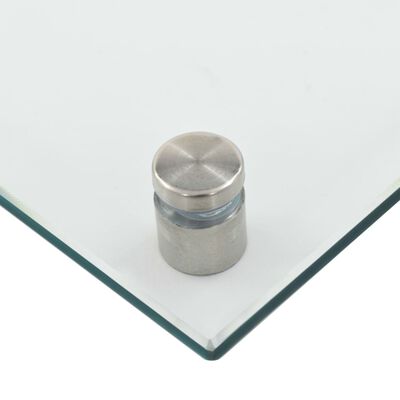 vidaXL キッチン用 汚れ防止板 透明 70x50cm 強化ガラス製