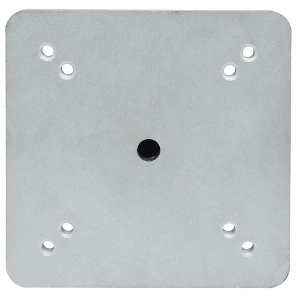 vidaXL 埋め込み式パラソルベース（支柱付き）16x16x52cm スチール製