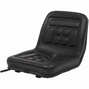 vidaXL ユニバーサル トラクターシート 黒