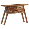 vidaXL コンソールテーブル 110x30x75cm 無垢の再生木材