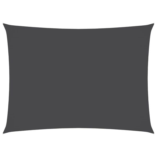 vidaXL サンシェードセイル 3x5m 長方形 オックスフォード生地 アントラシート