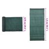 vidaXL プライバシーネット 高密度ポリエチレン製 1.5x50m グリーン 150g/m²