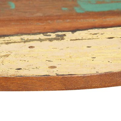 vidaXL テーブルトップ 円型 50cm 15-16mm 無垢の再生木材