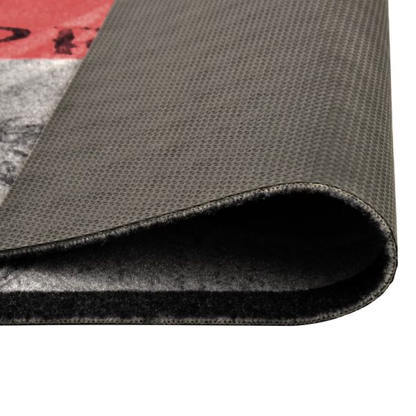 vidaXL キッチンマット 洗濯可能 TOMATO 60x180cm