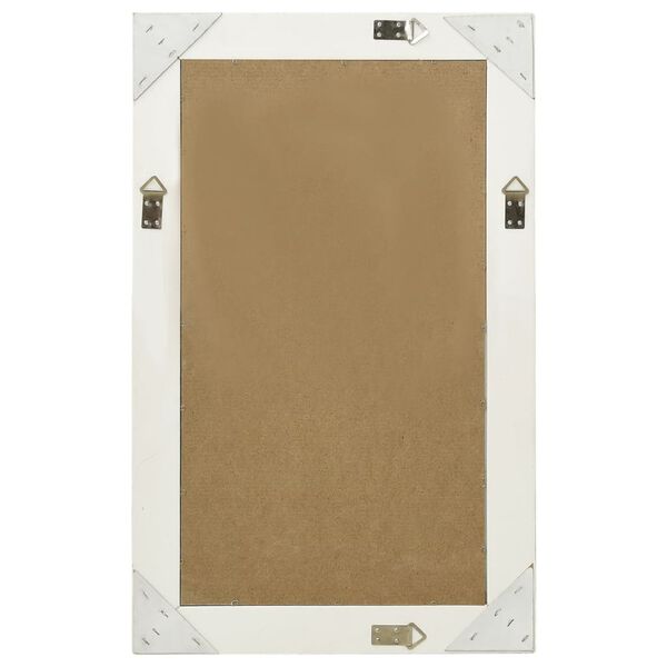 vidaXL ウォールミラー バロック調 50x80cm ホワイト