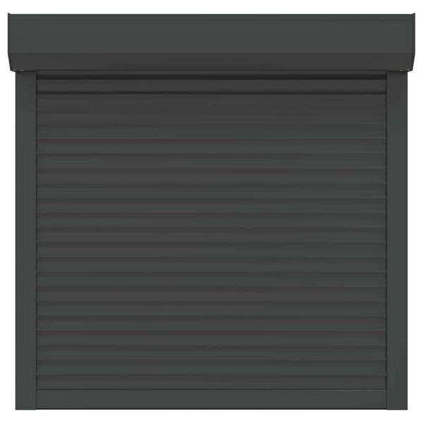 vidaXL ローラーシャッター 100x100cm アルミ製 アントラシート