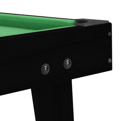 vidaXL ミニプールテーブル 3フィート 92x52x19 cm ブラック＆グリーン