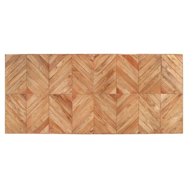 vidaXL ダイニングテーブル 200x90x76cm アカシア無垢材＆マンゴー無垢材