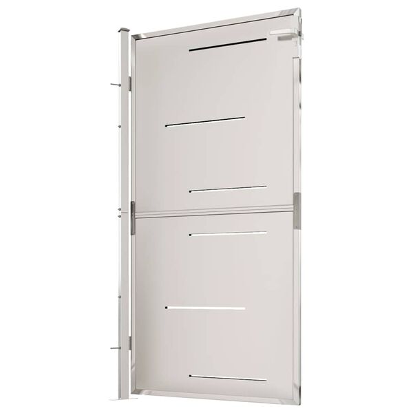 vidaXL ガーデンゲート 100x175 cm ステンレススチール