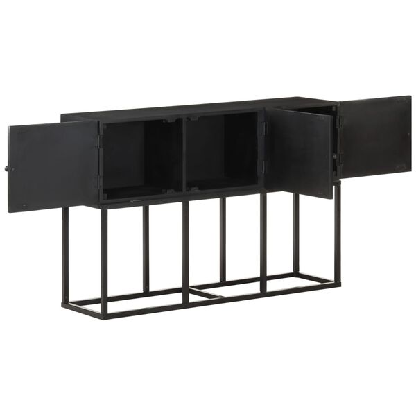 vidaXL サイドボード 115x30x76cm マンゴー無垢材