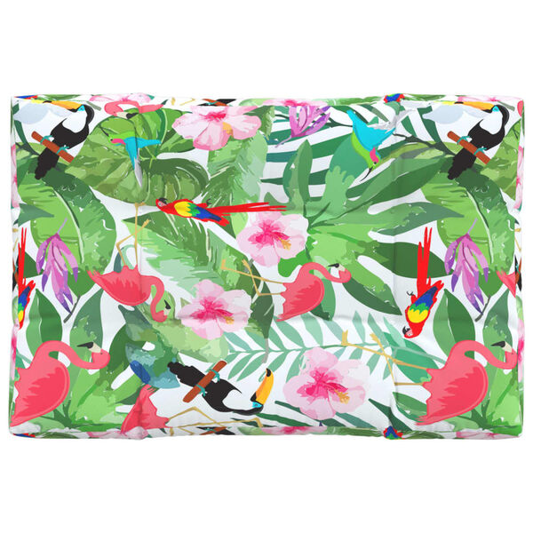 vidaXL パレットクッション マルチカラー 120x80x12 cm ファブリック