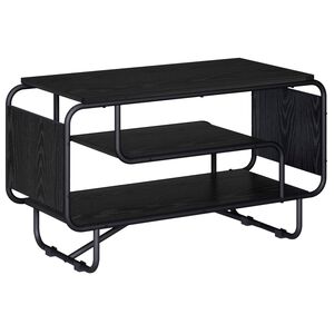 vidaXL テレビスタンド 80 x 36 x 45 cm ブラックオーク エンジニアードウッド