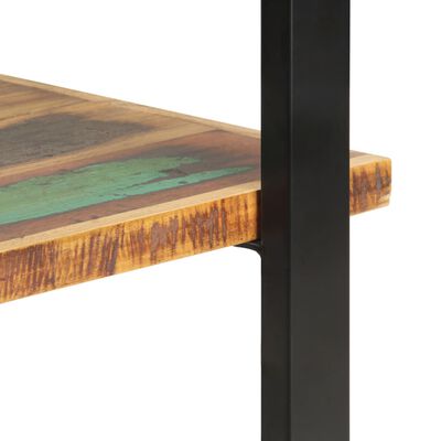vidaXL 4段 書棚 80x40x180cm 無垢の再生木材