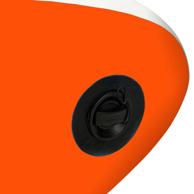 vidaXL インフレータブル SUP スタンドアップパドルボードセット 320x76x15cm オレンジ