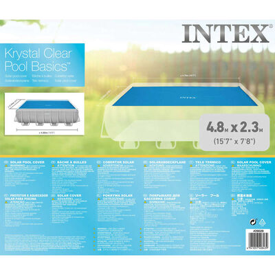 INTEX Intex ソーラープールカバー 長方形 488x244 cm