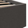 vidaXL 油圧式収納ベッドフレーム ダークグレー 布製 180x200cm