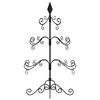 vidaXL 金属製クリスマスツリー デコレーション用 ブラック 90cm