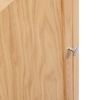 vidaXL コーナーキャビネット 59x45x80cm オーク無垢材