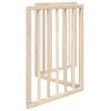 vidaXL ドッグゲート 折りたたみ式 3パネル 150 cm ポプラ材