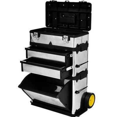 vidaXL 3段式 工具箱 キャスター付き | vidaXL.jp