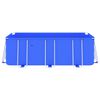 vidaXL スチールフレームプール 400x207x122cm ブルー