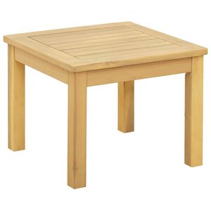 vidaXL コーヒーテーブル ライトアカシア 45 x 45 x 36 cm ソリッドアカシアウッド
