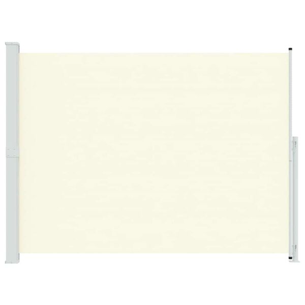 vidaXL パティオ用 引き込み式サイドオーニング 220x300cm クリーム