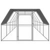 vidaXL 鶏小屋 3x12x2m 亜鉛メッキ鋼製