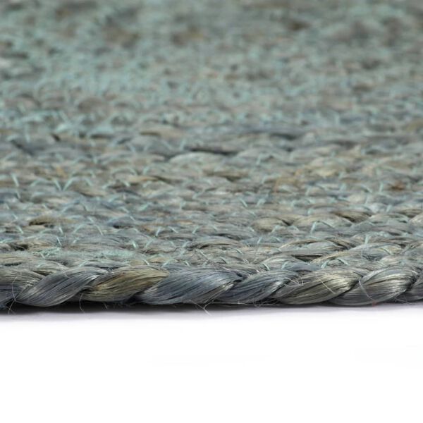 vidaXL ランチョンマット 4枚 無地 オリーブグリーン 38cm 丸型 ジュート製