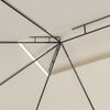 vidaXL ガゼボ 4x3x2.7m クリーム 160g/m²