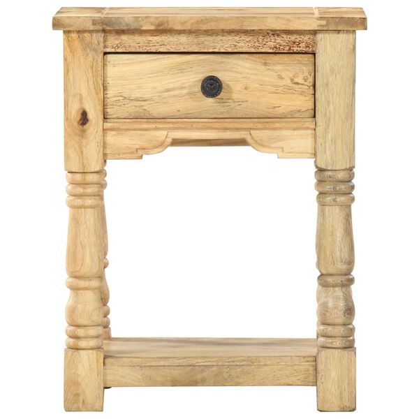 vidaXL ベッドサイドキャビネット 40x35x50cm マンゴー無垢材