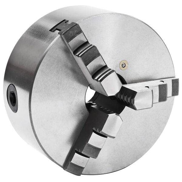 vidaXL 3ジョー セルフセンタリング 旋盤チャック 160mm スチール製