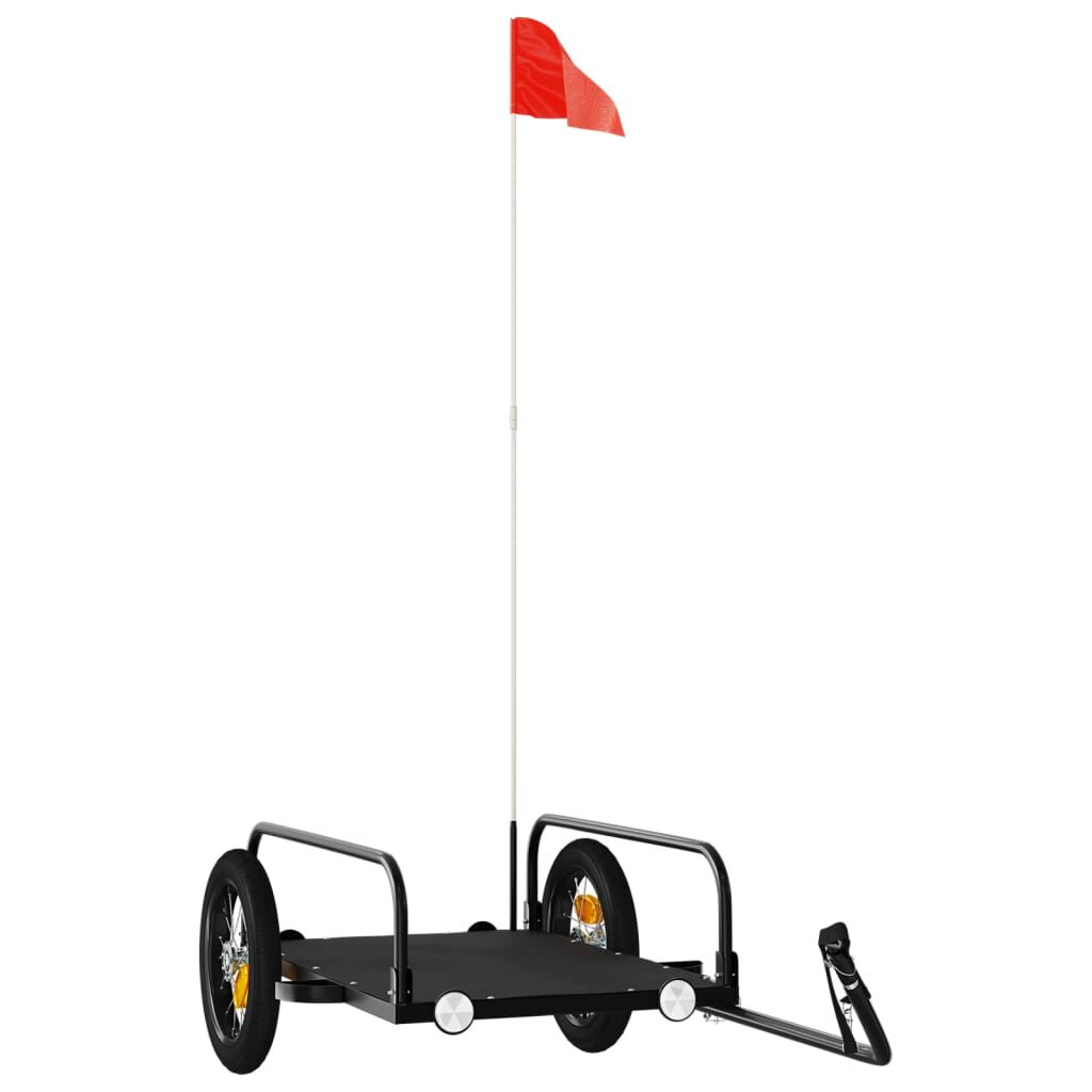 vidaXL 自転車用トレーラー ブラック 122x53x31 cm 鉄製 | vidaXL.jp