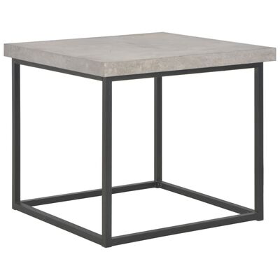 vidaXL コーヒーテーブル コンクリート調 55x55x53cm