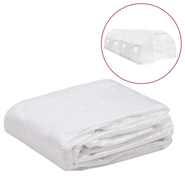 vidaXL 温室用交換カバー (18m&sup2;) 3x6x2m 透明