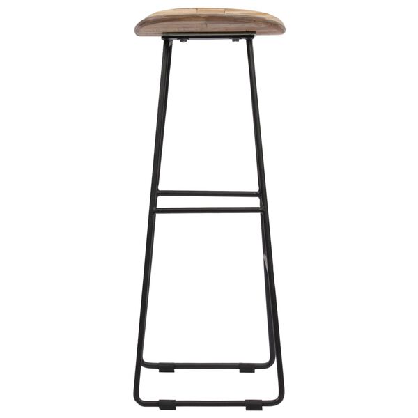 vidaXL バースツール 4点 再生チーク材