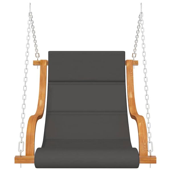 vidaXL スイングチェア スイングフレームなし クッション付き 無垢の曲げ木
