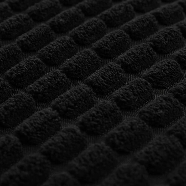 vidaXL クッション 2個セット ベロア 45x45cm ブラック