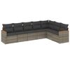 vidaXL Patio Sofa Set 7人掛け Grey
